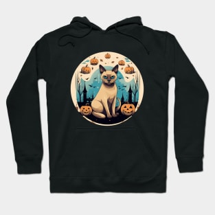 Tonkinese Cat Halloween, Cat Lover Hoodie